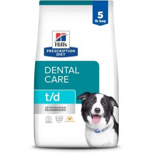 imageHills Prescription Diet td Dental Care Chicken Flavor Dry Dog Food Veterinary Diet 5 lb BagChicken  Regular Bites