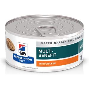 imageHills Prescription Diet wd MultiBenefit DigestiveWeightGlucoseUrinary Management with Chicken Wet Cat Food Veterinary Diet 55 oz Cans 24Packwith Chicken