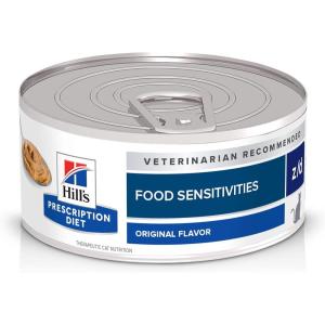 imageHills Prescription Diet zd SkinFood Sensitivities Wet Cat Food Veterinary Diet 55 oz Cans 24PackOriginal Flavor