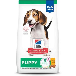 imageHills Science Diet Puppy Puppy Premium Nutrition Dry Dog Food Chicken ampamp Brown Rice 155 lb Bag