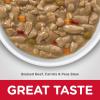 imageHills Science Diet Healthy Cuisine Adult 16 Great Taste Wet Dog Food Braised Beef Carrots ampamp Peas Stew 125 oz Can Case of 12