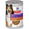 imageHills Science Diet Wet Dog Food Adult Sensitive Stomach ampamp Skin Tender Turkey ampamp Rice Stew 125 Oz Cans Pack of 12
