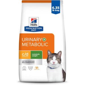 imageHills Prescription Diet cd  Metabolic Urinary  Weight Care Chicken Flavor Dry Cat Food Veterinary Diet 12 lb BagChicken