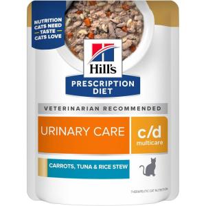 imageHills Prescription Diet cd Multicare Feline Vegetable Tuna ampamp Rice Stew 28oz 24Pack Wet FoodVegetable  Tuna   Rice Stew