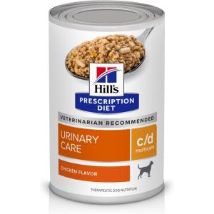 imageHills Prescription Diet cd Multicare Urinary Care Chicken ampamp Vegetable Stew Wet Dog Food Veterinary Diet 125 oz Cans Pack of 12Chicken