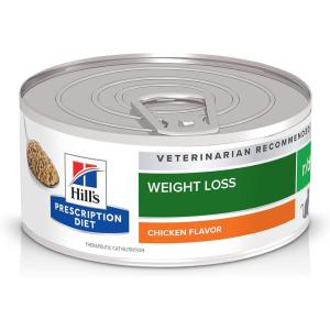 imageHills Prescription Diet rd Weight Reduction Chicken Flavor Wet Cat Food Veterinary Diet 55 oz Cans 24PackChicken