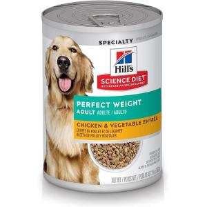imageHills Science Diet Perfect Weight Adult 16 Weight Management Support Wet Dog Food Chicken ampamp Vegetables Stew 125 oz Can Case of 12Chicken  Vegetables Loaf