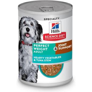 imageHills Science Diet Perfect Weight Adult 16 Weight Management Support Wet Dog Food Chicken ampamp Vegetables Stew 125 oz Can Case of 12Tuna  Vegetables Stew