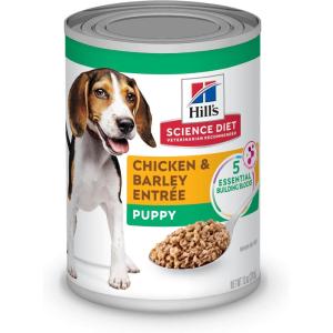 imageHills Science Diet Puppy Puppy Premium Nutrition Wet Dog Food Chicken ampamp Barley Loaf 13 oz Can Case of 12Chicken  Barley Loaf