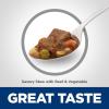imageHills Science Diet Adult 7 Senior Adult 7 Premium Nutrition Wet Dog Food Beef ampamp Vegetables Stew 128 oz Can Case of 12