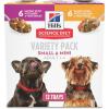 imageHills Science Diet Adult Small Paws Savory Stew Chicken ampamp Vegetables Canned Dog Food 35 oz Case of 12Variety Pack Chicken  Vegetables Salmon  Vegetables Stew