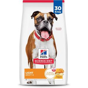 imageHills Science Diet Light  Adult 16 Weight Management Support Dry Dog Food Chicken ampamp Barley 30 lb BagChicken  Barley