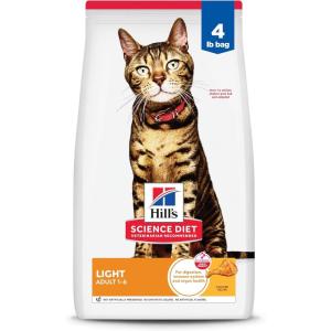 imageHills Science Diet Light Adult 16 Weight Management Support Dry Cat Food Chicken Recipe 7 lb BagChicken