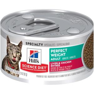 imageHills Science Diet Perfect Weight Roasted Vegetable and Chicken Medley Canned Cat Food 29 oz Case of 24Liver  Chicken Minced