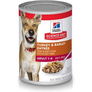 imageHills Science Diet Wet Dog Food Turkey ampamp Barley Entre Adult 16 13 oz Cans 12PackTurkey  Barley