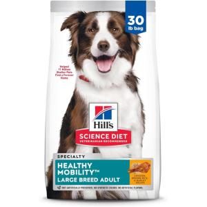 imageHills Science Diet Healthy Mobility Adult 15 Large Breed Mobility Support Dry Dog Food Chicken Brown Rice ampamp Barley 30 lb BagChicken Brown Rice