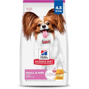 imageHills Science Diet Light  Adult 16 Small ampamp Mini Breeds Weight Management Support Dry Dog Food Chicken ampamp Barley 45 lb BagChicken  Barley