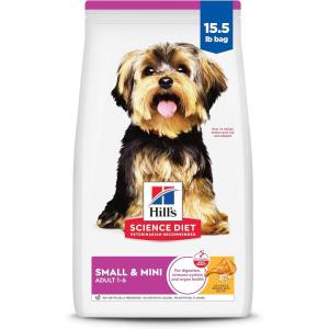 imageHills Science Diet Small ampamp Mini Adult 16 Small ampamp Mini Breeds Premium Nutrition Dry Dog Food Chicken ampamp Brown Rice 155 lb BagChicken  Brown Rice