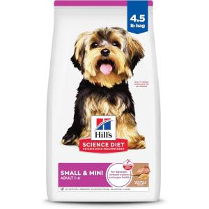 imageHills Science Diet Small ampamp Mini Adult 16 Small ampamp Mini Breeds Premium Nutrition Dry Dog Food Chicken ampamp Brown Rice 155 lb BagLamb  Brown Rice
