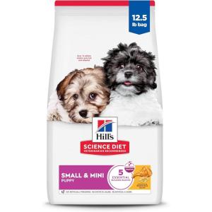 imageHills Science Diet Small ampamp Mini Breeds Puppy Premium Nutrition Dry Dog Food Chicken ampamp Barley Recipe 125 lb BagChicken  Barley