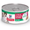 imageHills Science Diet Kitten Savory Salmon Entree Canned Wet Cat Food 55 oz Case of 24Liver  Chicken Minced