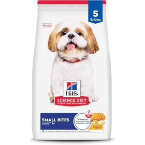 imageHills Science Diet Adult 7 Senior Adult 7 Premium Nutrition Small Kibble Dry Dog Food Chicken Brown Rice ampamp Barley 15 lb BagChicken  Brown Rice   Barley