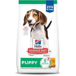 imageHills Science Diet Puppy Puppy Premium Nutrition Dry Dog Food Chicken ampamp Brown Rice 275 lb BagChicken  Brown Rice