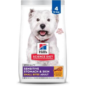 imageHills Science Diet Sensitive Stomach ampamp Skin Adult 16 Stomach ampamp Skin Sensitivity Support Small Kibble Dry Dog Food Chicken Recipe 15 lb BagChicken