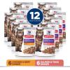 imageHills Science Diet Sensitive Stomach ampamp Skin Adult 16 Stomach ampamp Skin Sensitivity Support Wet Cat Food Variety Case Chicken ampamp Beef Salmon ampamp Tuna Stew 28 oz Pouch Variety Case Case of 12Variety Pack Chicken  Beef Salmon  Tuna Stew