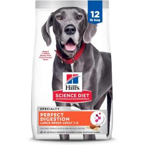 imageHills Science Diet Perfect Digestion Adult 15 Large Breed Digestive Support Dry Dog Food Chicken Brown Rice ampamp Whole Oats 22 lb BagChicken  Brown Rice   Whole Oats