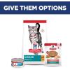 imageHills Science Diet Indoor Adult 16 Easy Litter Box Cleanup Wet Cat Food Salmon ampamp Vegetables Stew 28 oz Pouch Case of 24