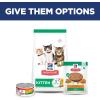 imageHills Science Diet Kitten Kitten Premium Nutrition Wet Cat Food Chicken ampamp Vegetables Stew 28 oz Pouch Case of 24