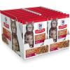 imageHills Science Diet Adult 16 Adult 16 Premium Nutrition Wet Cat Food Turkey Casserole Stew 28 oz Pouch Case of 24