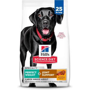 imageHills Science Diet Perfect Weight ampamp Joint Support Adult 15 Large Breed Weight Management ampamp Joint Support Dry Dog Food Chicken ampamp Brown Rice 25 lb BagChicken  Brown Rice