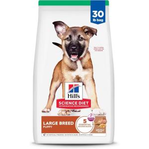 imageHills Science Diet Puppy Large Breed Puppy Premium Nutrition Dry Dog Food Lamb ampamp Brown Rice 30 lb BagLamb  Brown Rice
