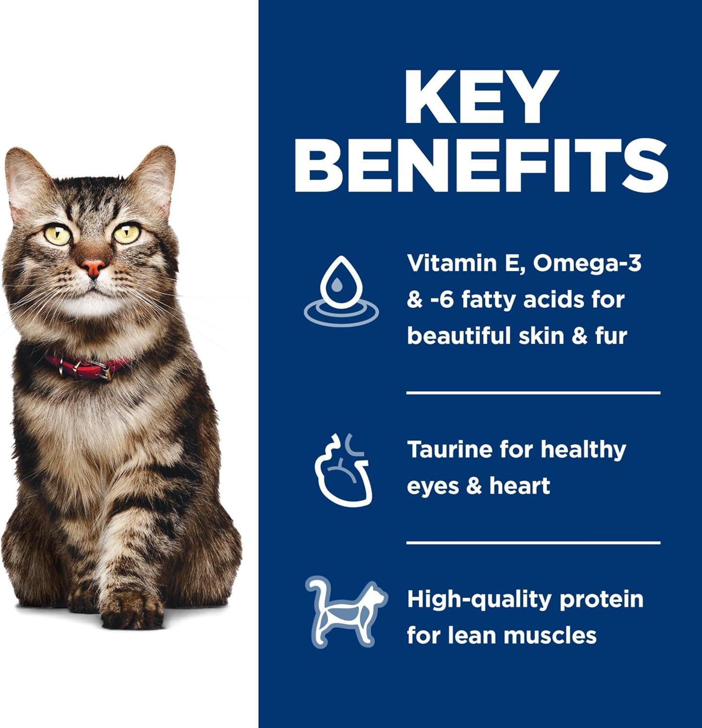 imageHills Science Diet Hairball Control Senior Adult 7 Hairball Control Support Dry Cat Food Chicken Recipe 7 lb BagChicken
