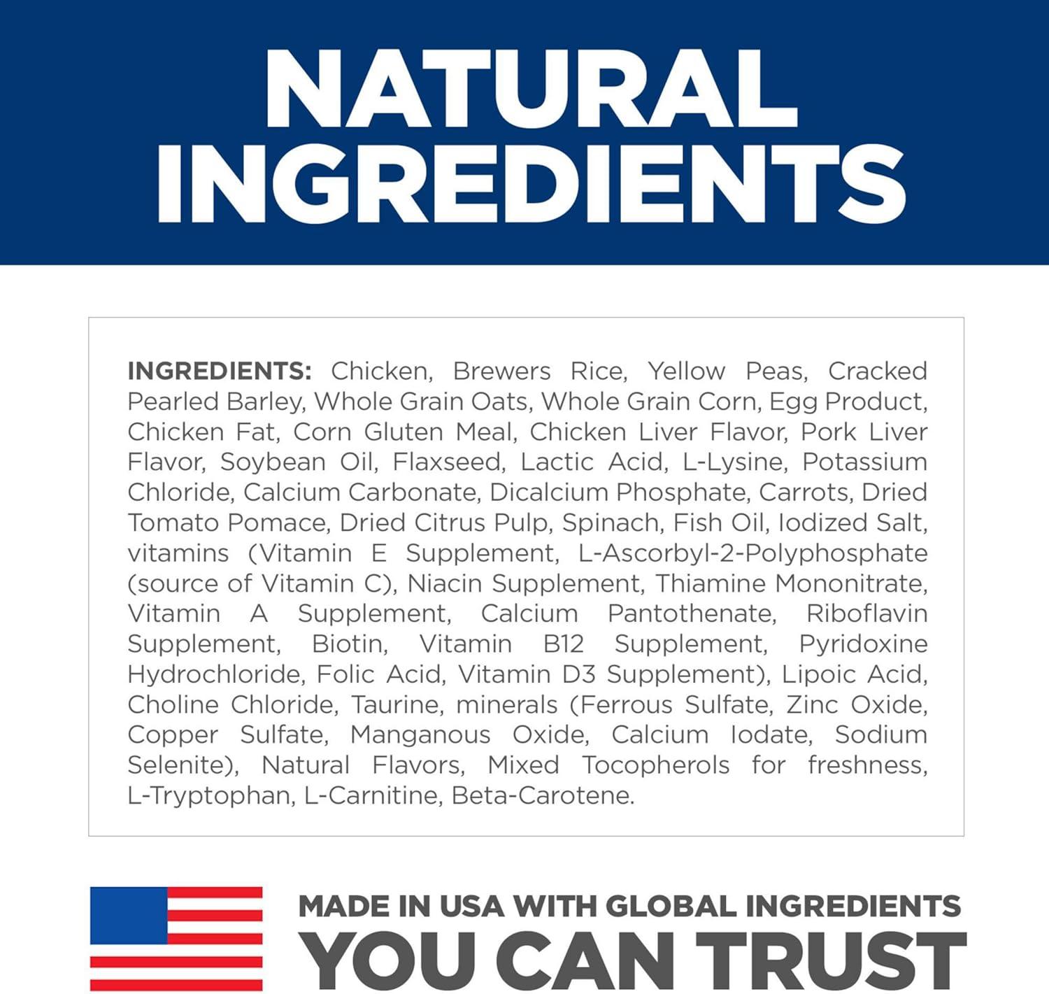 imageHills Science Diet Senior 7 Senior Vitality Chicken ampamp Rice Recipe Dry Dog Food 35 lbs