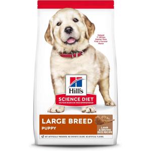 imageHills Science Diet Dry Dog Food Puppy Large Breeds with Real Meat and Whole Grains Lamb Meal And Brown Rice Recipe 33 lb BagLamb Meal  Brown Rice
